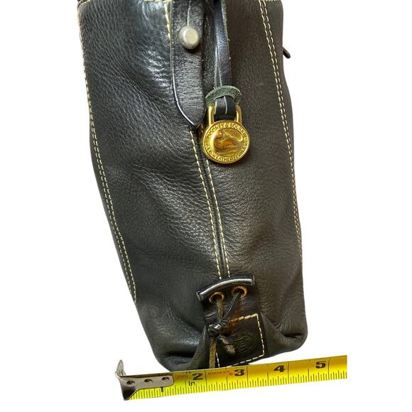 Dooney & Bourke Satchel Handle Brown Soft Pebble Leather - Picture 7 of 9